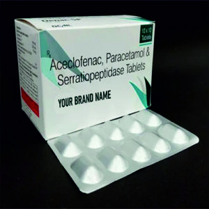 Aceclofenac, paracetamol